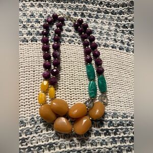 Anthropologie Multicolor Beaded Necklace